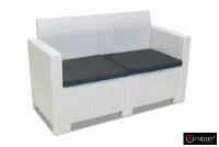 B:Rattan Bica, Италия Комплект мебели NEBRASKA SOFA 2 (2х местный диван), белый