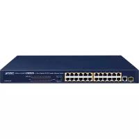 Planet коммутатор/ PLANET FGSW-2511P 24-Port 10/100TX 802.3at PoE + 1-Port Gigabit TP/SFP combo Ethernet Switch (190W PoE Budget, Standard/VLAN/QoS/Extend mode)