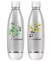 2х Бутылка SODASTREAM SLIM FUSE Flower 1 л