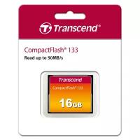 Карта памяти Transcend CompactFlash 133 16Gb, TS16GCF133