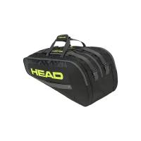 Сумка-чехол 7-9 ракеток HEAD Base Racquet Bag L, Black/Yellow