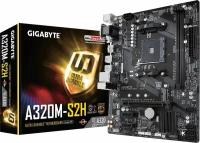 Материнская плата Gigabyte GA-A320M-S2H Soc-AM4 AMD A320 2xDDR4 mATX AC`97 8ch(7.1) GbLAN RAID+VGA+DVI+HDMI