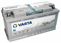 Аккумулятор автомобильный Varta Silver Dynamic AGM H15 6СТ-105 обр. 393x175x190