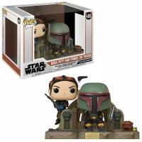 Фигурка Funko Pop! Star Wars the Mandalorian - Boba Fett and Fennec Shand on Throne (Фанко Мандалорец - Боба Фетт и Феннек Шанд на троне)