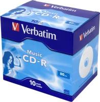 Диск CD-R 700Mb Verbatim 43365 16x Jewel case (10шт)