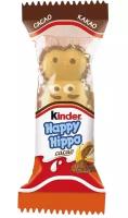 Печенье Kinder Happy Hippo Cacao / Киндер Мини Хеппи Хиппо Какао 20,7гр (Германия)