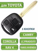 Tesland Ключ Toyota Тойота Camry Камри Corolla Королла Rav Рав Land Cruiser Ленд Крузер Prado Прадо Авенсис