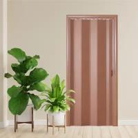 Дверь складная межкомнатная гармошка,ПВХ, цвет Орех Лесной