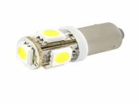 Лампа светодиод 12V Т10(C5W) SKYWAY c цоколем 5 SMD диодов,белая,1-конт. (S08201233)