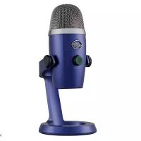 Микрофон проводной Blue Yeti nano, разъем: USB Type-C, синий