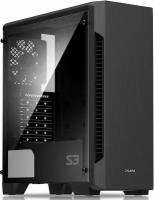 Корпус Zalman S3 TG, ATX, без БП, черный