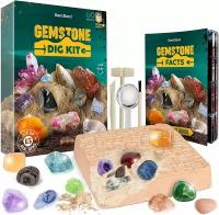 Игровой набор для юного геолога Mega Gem Dig Kit