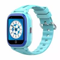 Детские умные часы Smart Baby Watch Wonlex CT10 GPS, WiFi, камера, 4G голубые (водонепроницаемые)