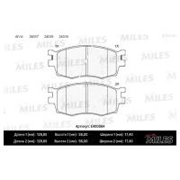 Колодки тормозные (Новая смесь) HYUNDAI ACCENT/i20/KIA RIO 05- передние E400064 MILES E400064