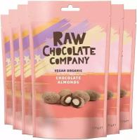 The Raw Chocolate Company Темный Веганский Шоколад с Миндалем