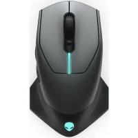 Мышь Dell Mouse AW610M Alienware; Gaming; Wired/Wireless; USB; Optical; 16000 dpi; 7 butt; Dark side of the moon