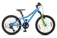 Подростковый горный (MTB) велосипед Author Smart 20 (2022), сине-салатовый