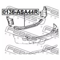 Усилитель бампера заднего, 0136ASA44R FEBEST 0136-ASA44R