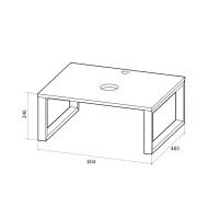 Столешница под раковину 600х255х480 мм дерево/коричневая 1Marka Roy (Ц0000026175/88468)