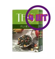 Чай зеленый листовой Tess Flirt (Тесс Флирт), 100 г (комплект 4 шт.) 6006487