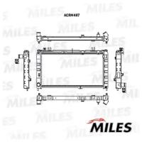 Радиатор NISSAN DATSUN ON-DO 14-/LADA GRANTA М/Т (мех. Сборка) 10- MILES ACRM487