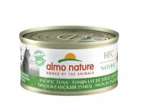 Almo Nature - Консервы для кошек с Тихоокеанским тунцом (HFC - Natural - Pacific Tuna), 24штx70гр 1.68кг