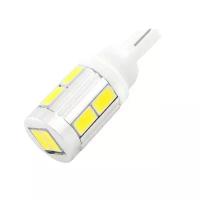 Лампа светодиодная T10 (W5W) 12V 10SMD диодов 1-конт. без цок. белая SKYWAY (ST10-10SMD-5630)