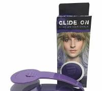 Утюжок с мелком для волос Glide On Hair Chalk фиолетовый