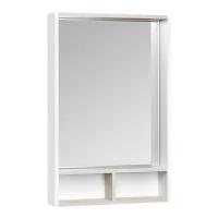 Зеркальный шкаф Aquaton Йорк 55 белый, ясень фабрик 1A173202YOAV0