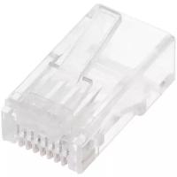 Разъём 05-1031-4 компьютерный RJ45 8P8C 8 контактов категория 6 Rexant (25 шт. в комплекте)