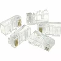 Коннектор 8P8C (RJ45) упаковка 5 штук