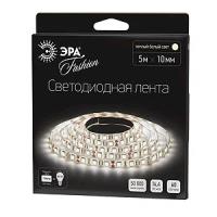 Светодиодная лента теплый белая ЭРА LS5050-60LED-IP20-WW-5m