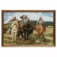 Гобеленовая картина "Три богатыря" 76х52 см
