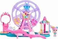 Игровой набор Kindi Kids 50146 EA Minis Collectable Ferris Wheel and Rainbow Kate Posable Bobble Head Figurine