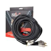 Межблочный кабель Kicx RCA SCV45 (4RCA - 4RCA) 5м