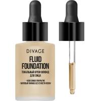 Тональный крем-флюид для лица DIVAGE Fluid Foundation, тон 01