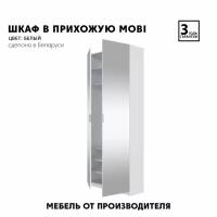 Шкаф распашной MOBI в спальню, в гостинную, в прихожую, в детскую, белый REG100 Black Red White