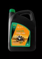 Моторное масло 15W-40 QC OIL Long Life 5л для мотоциклов 4Т синтетическое металлоплакирующее