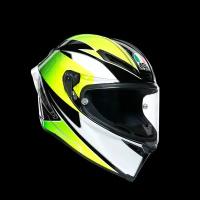 Шлем AGV CORSA R MULTI Supersport Black/White/Lime XL