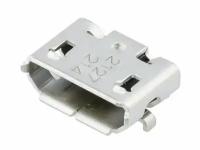 Гнездо MOLEX 105017-0001, USB B micro, на плату, SMT, PIN 5, горизонтальный, 0,65 мм, 1шт