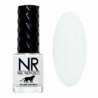 NAIL REPUBLIC ЛАК для стемпинга белый 10 МЛ