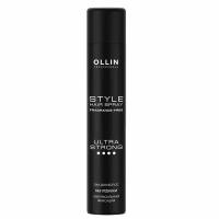 Ollin Лак для волос ультрасильной фиксации без отдушки / Style Hair Spray Fragnance Free Ultra Stron