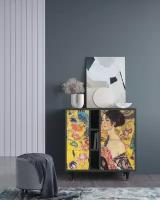 Комод - STORYZ - BS5 Lady with Fan by Gustav Klimt, 94 x 96 x 41 см, Антрацит