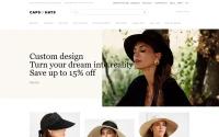 Caps & Hats - Stylish Clean Responsive Bootstrap