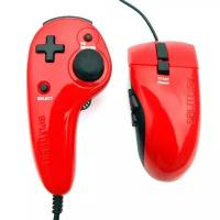 Игровой контроллер с мышью для PS3 Джойстик FragFX Piranha красный (проводной комплект)