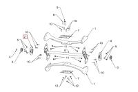 Опора подшипника снегоуборщика ST131/ST151/ST327P/ST330T HUSQVARNA 5808555-01