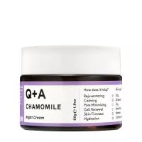 Q+A Успокаивающий ночной крем для лица Chamomile 50 гр