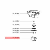 Фронтальная панель пароварки Tefal VC502 (SS-997922)