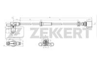 Датчик Abs Передн. Прав. Vw Sharan 00- Ford Galaxy 00- Seat Alhambra 00- Zekkert арт. se-6237