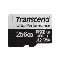 Transcend Карта памяти microSDXC Transcend 340S, 256 Гб, UHS-I Class U3 V30 A2, с адаптером